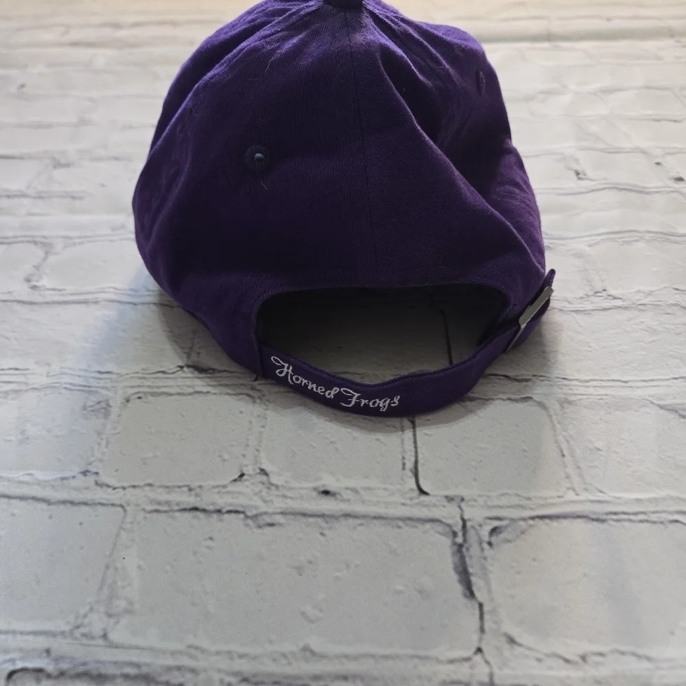 TCU Sequince Outlined Horned Frogs Purple Baseball Cap Size:Kids